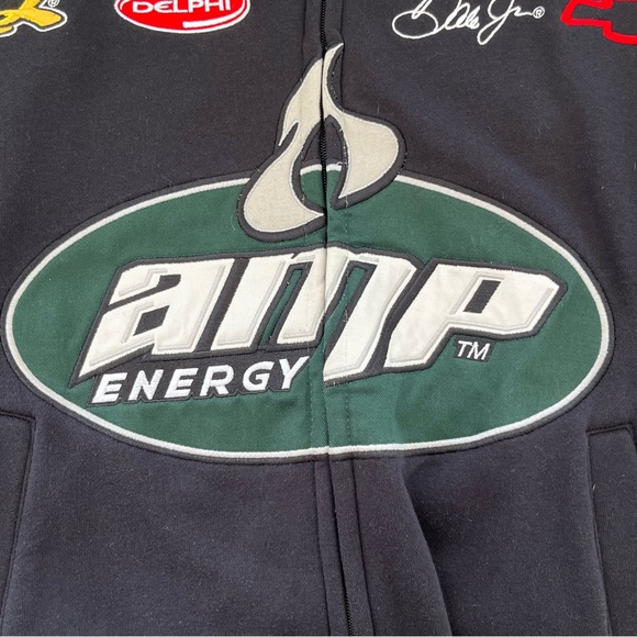 Chase Authentics Men’s Dale Earnhardt Jr Full Zip Hoodie Jacket Size Large - Picture 11 of 14